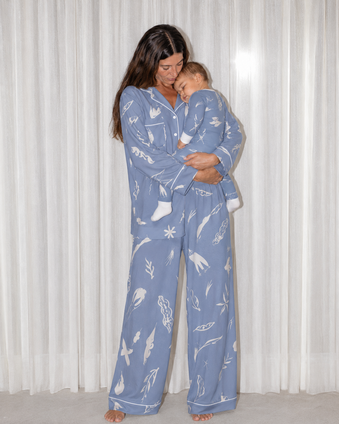 LullaRē blue pattern
